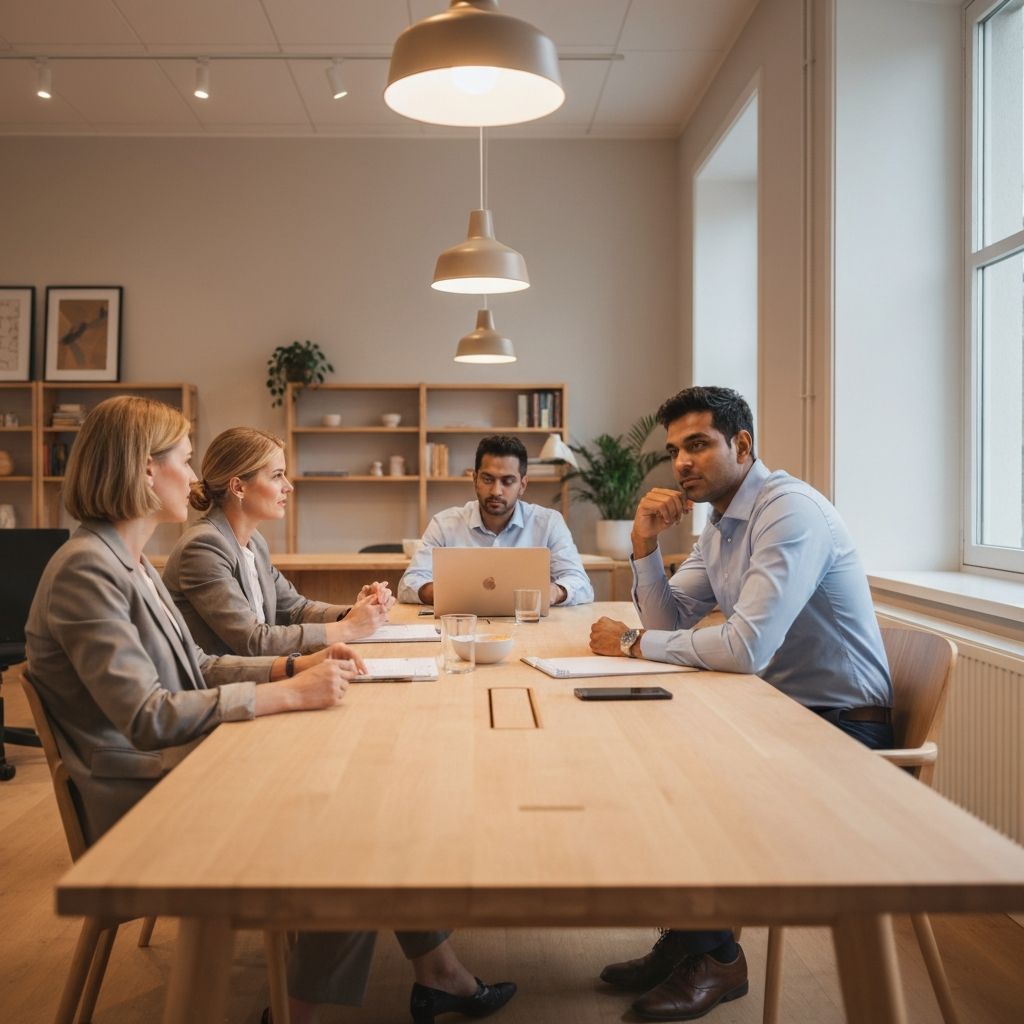 Professionellt företagsmöte